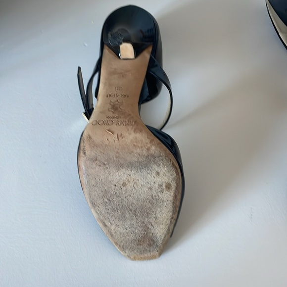Jimmy Choo Patent Leather 'Lumiere' d'Orsay Pumps size 38 - Picture 3 of 5